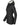 A black women's parka featuring a fur-lined hood, designed to be warm and waterproof with long sleeves and a high collar.