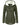 Grüner Damenparka in Größe 3XL mit fellbesetzter Kapuze, langem Ärmel und wasserdichtem Material.