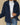 Damen Teddyjacke Braun mit Fleecekragen, Marineblau, 5XL, Plüsch Wintermantel, Cozy Herbst, lange Ärmel, weicher Kragen, modelliert mit grauen Jeans.