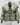 Designer Damen Winterjacke mit Fellkragen in Grau, Daunenmantel mit langen Ärmeln und pelzbesetztem Kragen, Variante Groen in Größe L.